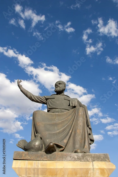 Fototapeta Statue of Haci Bektas Veli, Nevsehir