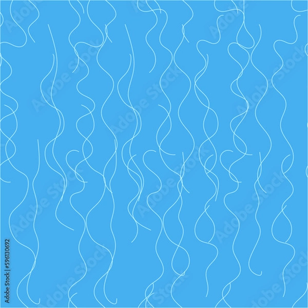 Obraz seamless pattern with blue waves