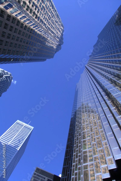 Obraz downtown office buildings