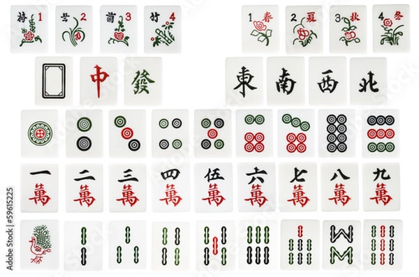 Fototapeta mahjong