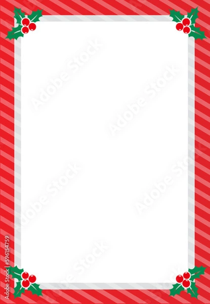 Obraz Vector christmas frame