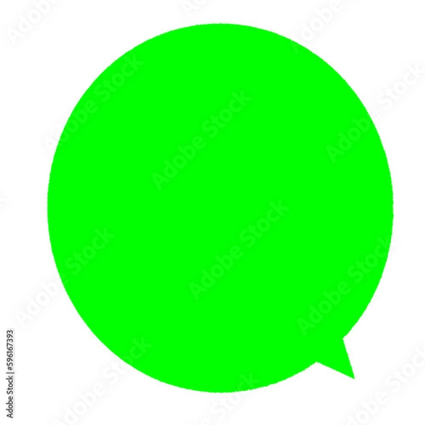 Fototapeta シンプルな丸い吹き出し