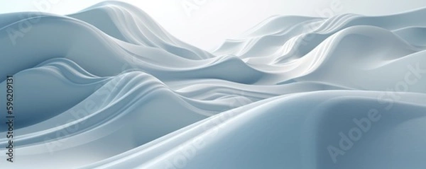 Obraz abstract blue background generative ai