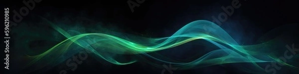 Obraz abstract smoke and light streaks background. generative ai