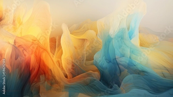 Obraz colorful fabric background. generative ai