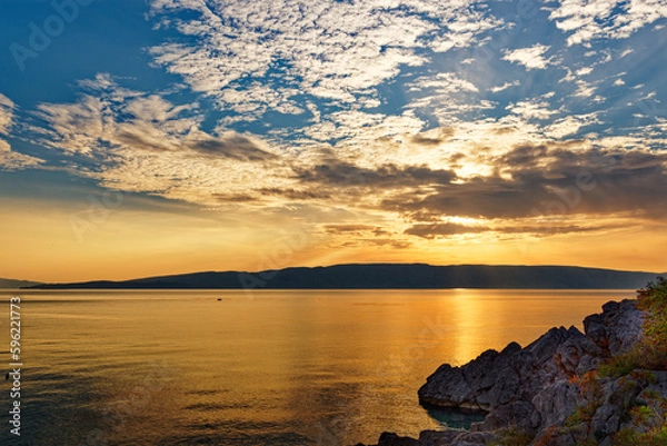 Obraz Abendrot über Krk