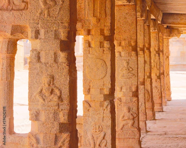 Obraz ancient indian temple