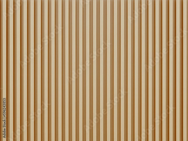 Obraz Acoustic fluted wood panel. 
