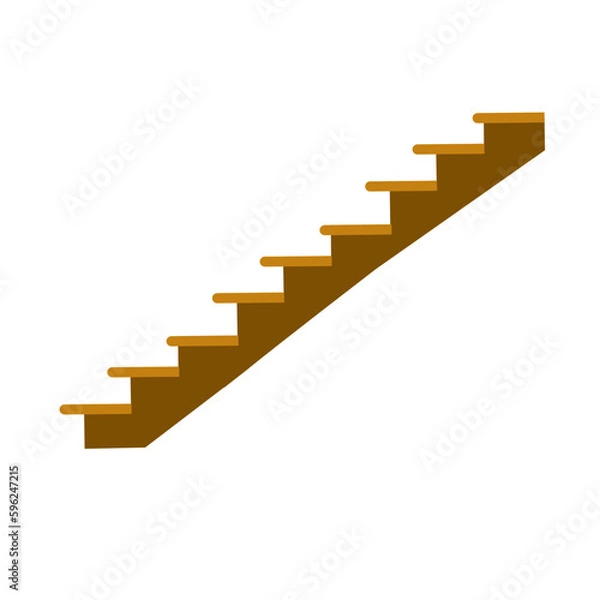 Obraz vector brown stairs