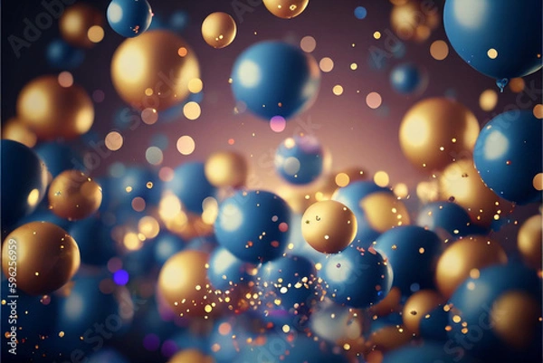 Obraz party background. Generative AI