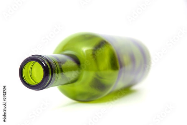 Obraz empty wine bottle