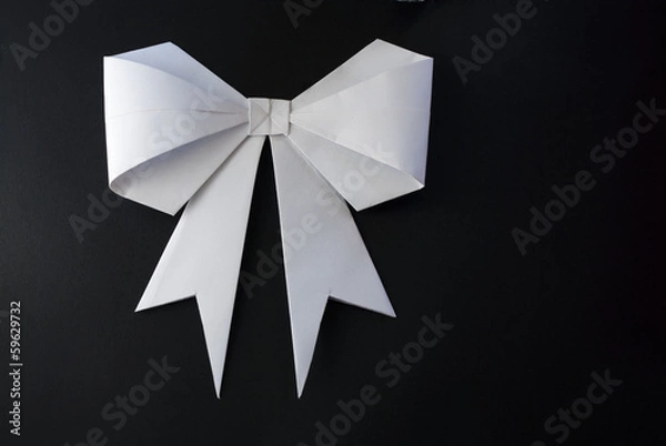 Fototapeta origami bow
