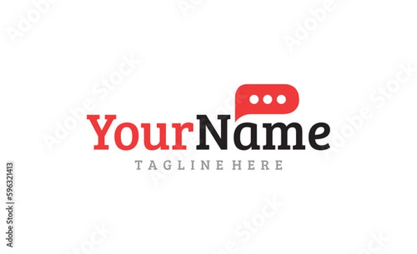 Fototapeta Modern and simple radio web logo design based on the concept of radio frequency.