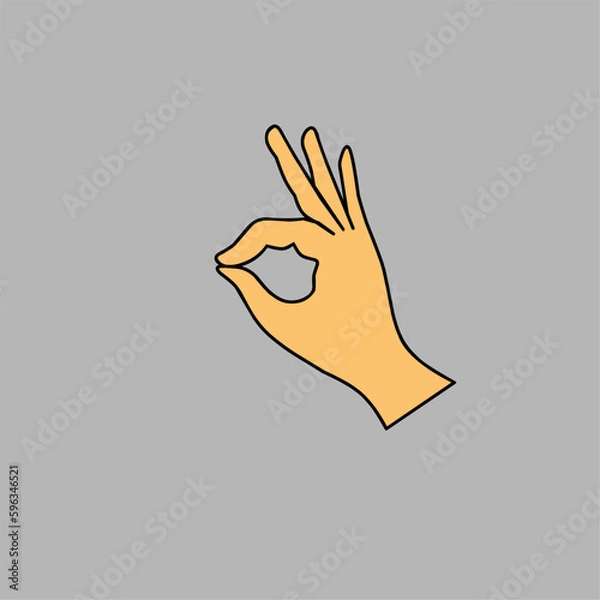 Obraz Finger gesture sign