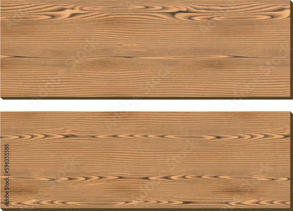 Obraz 看板や表示板に活用できる様々な品種・色による木製平板イラスト素材