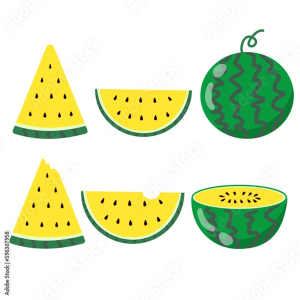 Obraz 黄色いスイカセット