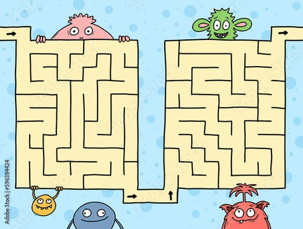 Fototapeta Labyrinth Monster