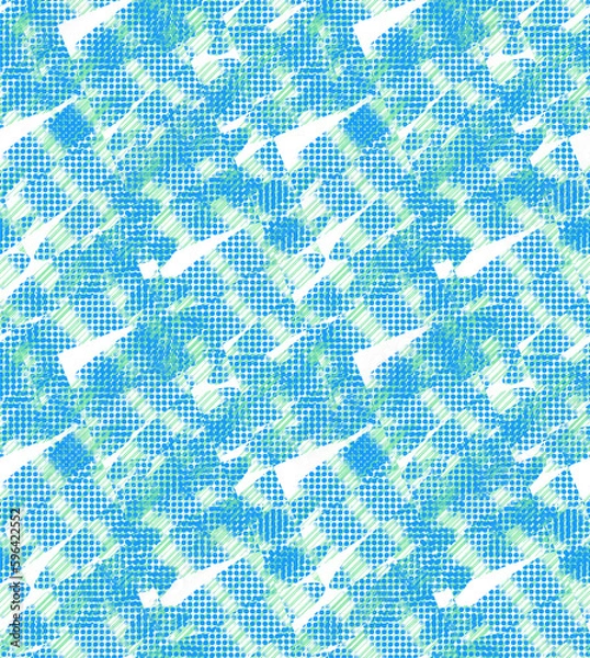 Obraz Blue and Green Texture Print