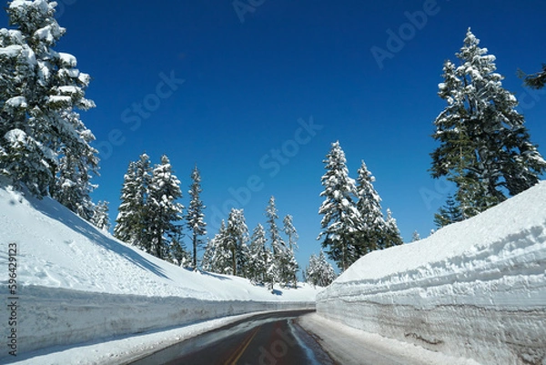 Obraz ski resort in the mountains