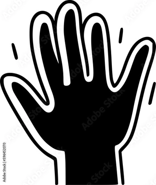 Fototapeta Hands - High Quality Vector Logo - Vector illustration ideal for T-shirt graphic