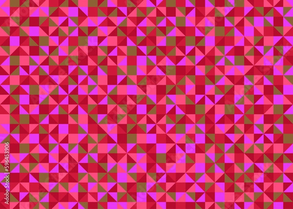 Fototapeta Color Rhombus tile tessellation pattern illustration