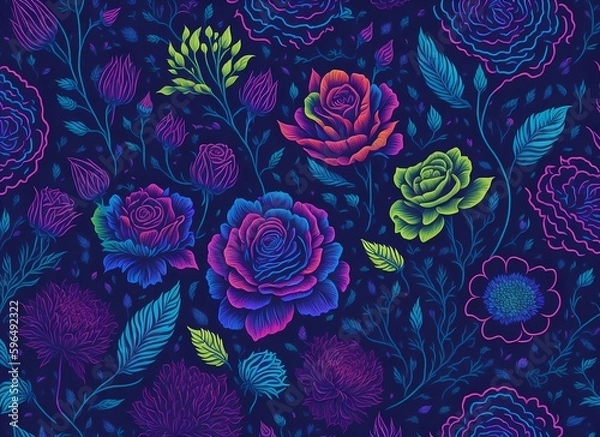 Obraz Roses pattern