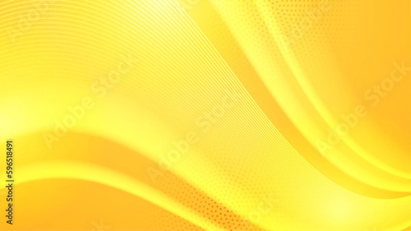 Fototapeta Abstract yellow geometric shapes light silver technology background vector. Modern diagonal presentation background.