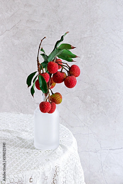 Obraz fresh fruit lychee