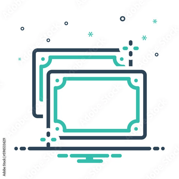 Fototapeta Mix icon for frames 