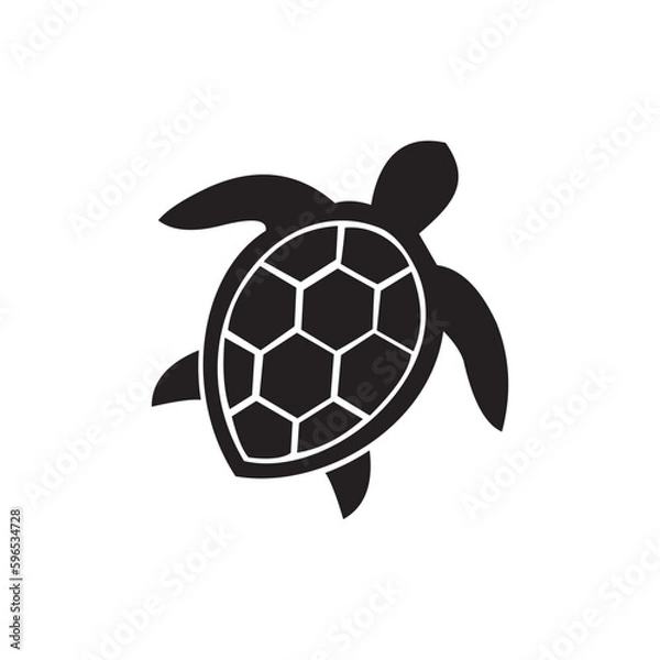 Obraz sea turtle icon symbol
