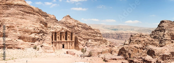 Obraz Klasztor, Petra, Jordania