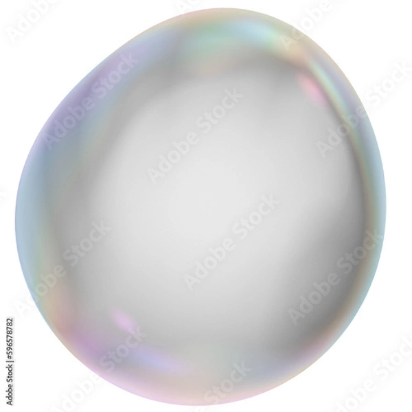 Obraz a floating bubble