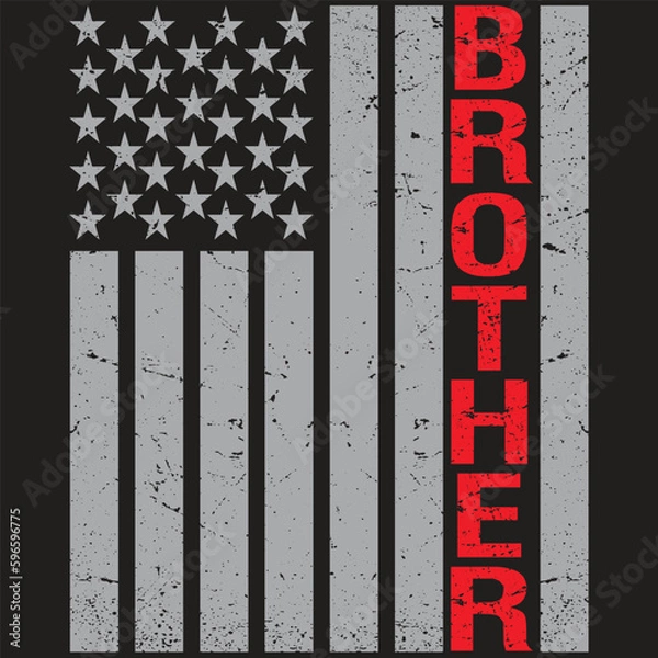 Obraz USA Flag Brother