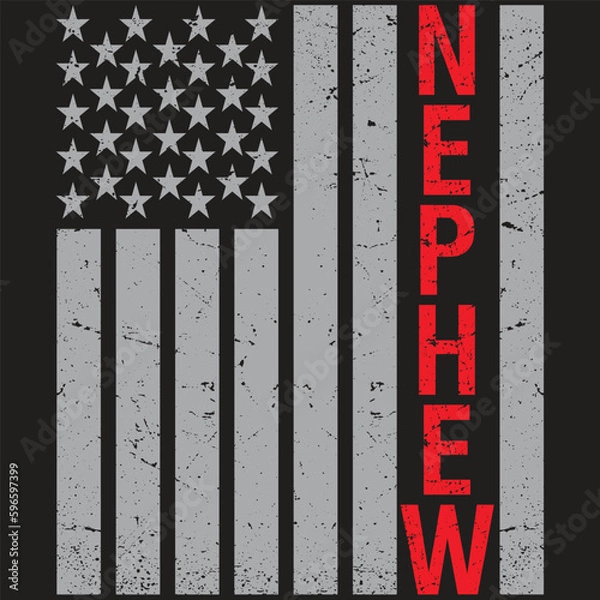 Obraz USA Flag Nephew