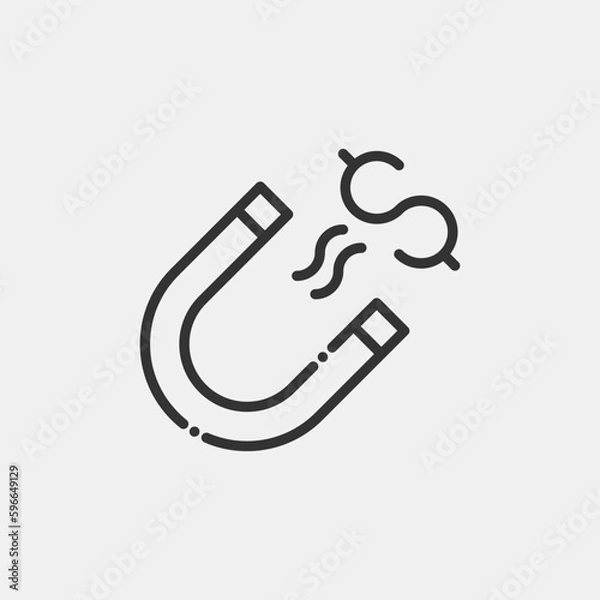 Obraz Investment vector icon illustration sign