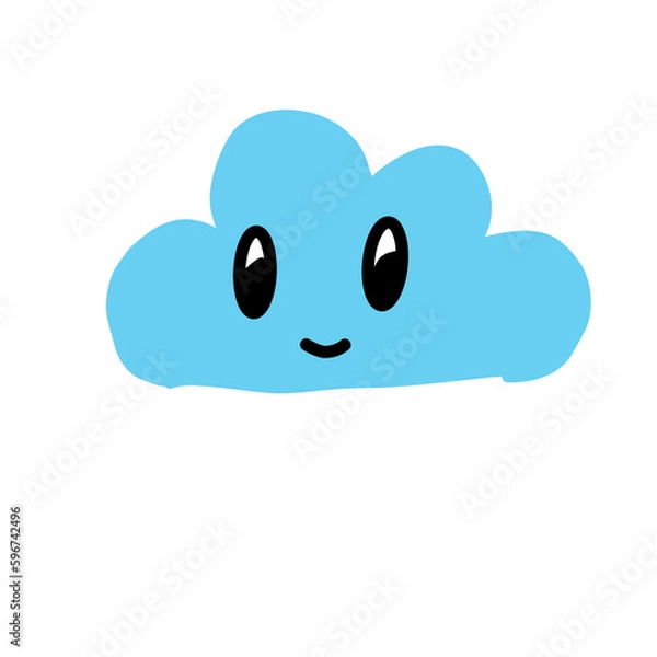 Fototapeta blue cloud