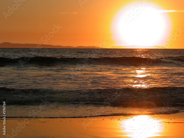 Fototapeta catalina island sunset - california