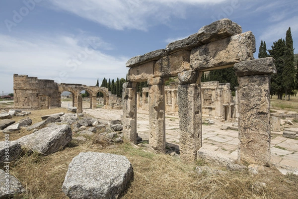 Fototapeta Ruins of Hierapolis in Denizli, Turkey