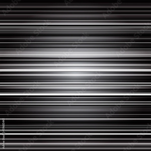 Fototapeta Abstract retro striped black and grey background