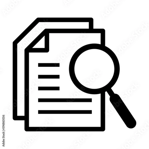 Fototapeta case study, Paper icon