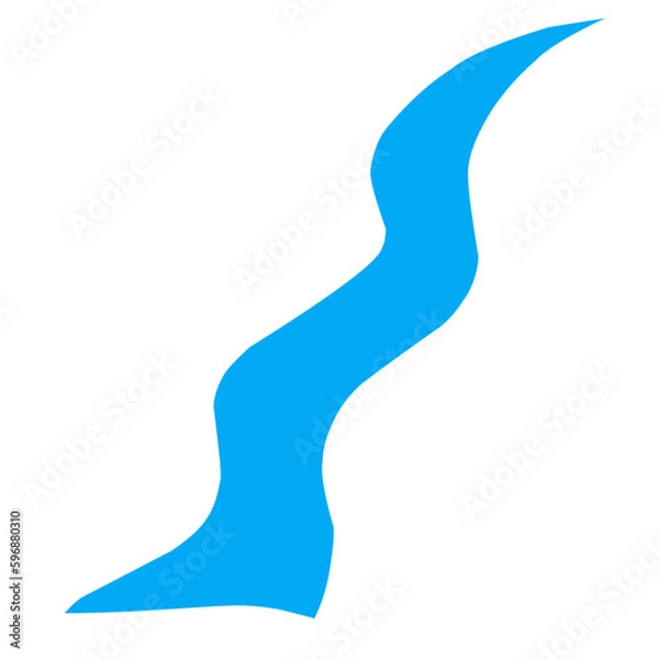 Obraz Meandrous River Beds 