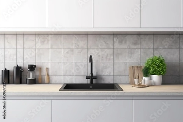 Obraz modern kitchen interior