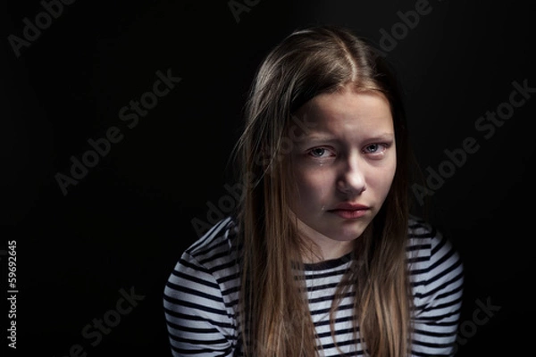 Fototapeta Nastolatka z papierosem