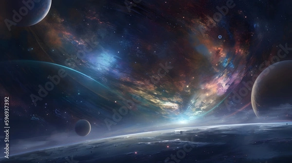 Fototapeta 宇宙の星々 No.009 | Stars of the Universe Generative AI