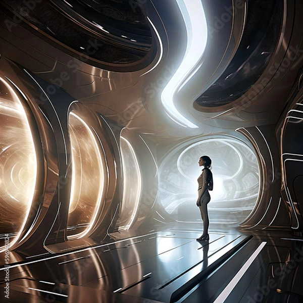 Fototapeta Meta-Human in Future