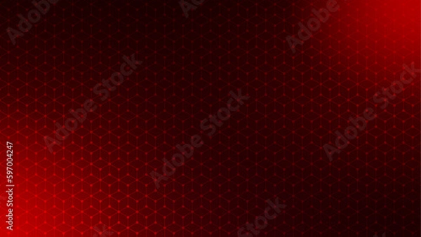 Obraz パターン背景素材，テクノロジー，赤のグラデーション01