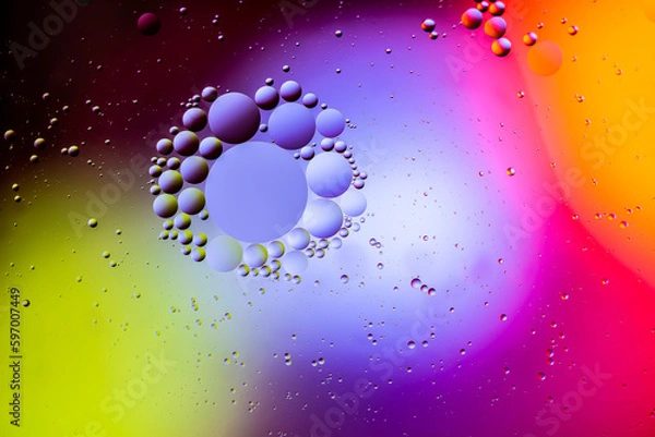Obraz abstract background with circles