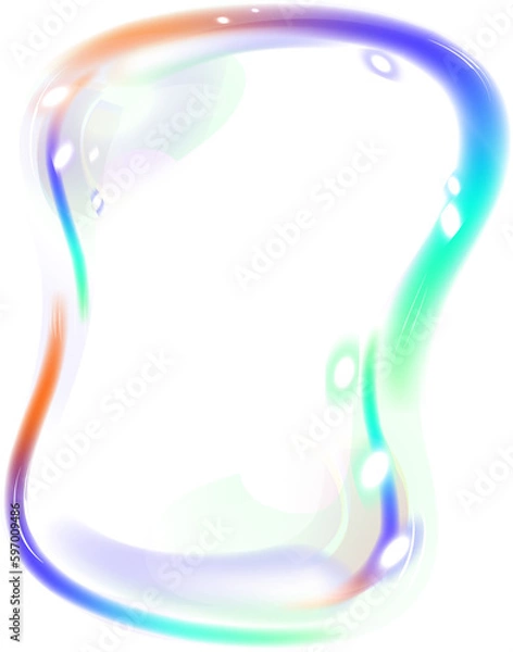 Obraz irregularly shaped soap bubble