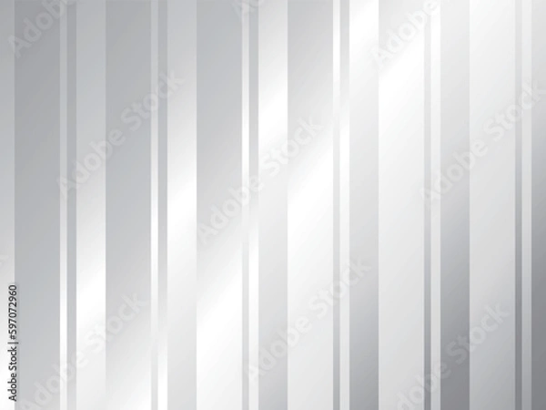 Fototapeta 子持ち縞模様の背景　横位置　シルバー