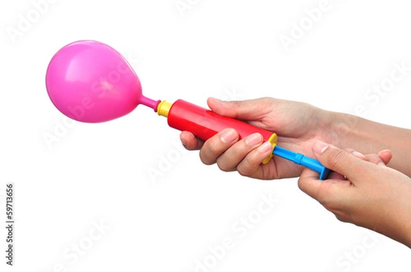 Obraz Air pump and balloon